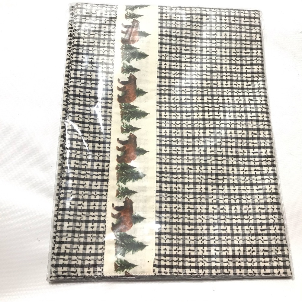 The Country House Collection 36" Pine Ridge Bear Runner Topper Hand Woven